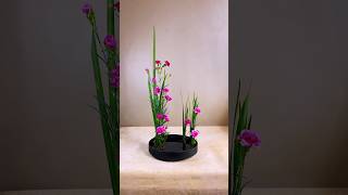 Purple Carnations Flower Arrangement flowers flowerdesign [upl. by Alviani]