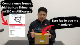 Frenos hidraulicos Shimano mt200 de Aliexpress 👀 [upl. by Yalahs]