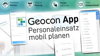 Dienstplan Online  Personaleinsatzplanung und Mobile Zeiterfassung  GeoconAPP [upl. by Butler482]