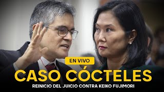 EN VIVO Juicio a Keiko Fujimori reinicio de audiencia por Caso Cócteles [upl. by Anav933]