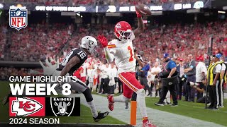 Kansas City Chiefs vs Las Vegas Raiders  2024 Week 8 Game Highlights [upl. by Ettenoitna]