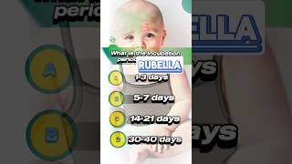 Rubella mcqs rubellamcqs viralinfection rqshes infantdisease [upl. by Irret]