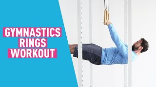 Gymnastic Rings Workout for Beginners to Ring Training [upl. by Mimajneb246]