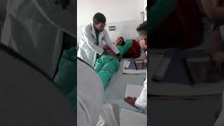 Abdominal examinationkidney palpation [upl. by Aynor]