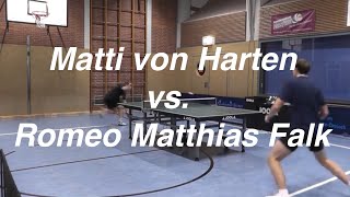 Matti von Harten 2133 vs Romeo Matthias Falk 2029  Regionalliga Nord  09122023 [upl. by Mitchiner]