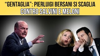 BERSANI VS MELONI E SALVINI SCINTILLE A DIMARTEDÌ SULLA MARCIA DI CASAPOUND [upl. by Rosamund637]