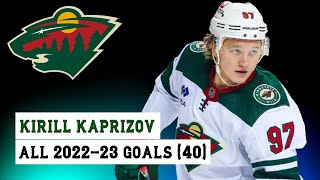 Kirill Kaprizov 97 All 40 Goals of the 202223 NHL Season [upl. by Naima391]