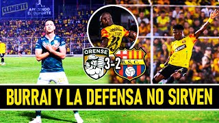 La DEFENSA se CAE a PEDAZOS ORENSE 32 BARCELONA SC [upl. by Dael]