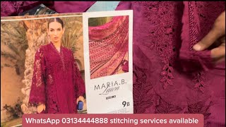 Maria B Lawn 2nd part❤️Original💯Luxury collection🥰🥳mariab lawn2024 stitching [upl. by Langelo]