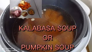 Kalabasa Soup or Squash Soup other called Pumpkin Soup [upl. by Ainattirb]