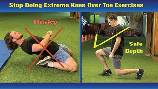 Knee Over Toes More Harm than Good  These Quad exercises Do NOT Improve Speed amp Jumping [upl. by Nelleus]