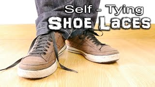 SelfTying Shoe Lace Trick [upl. by Ayiak]