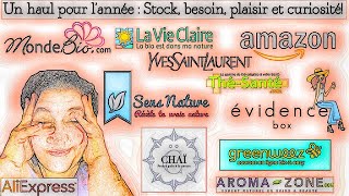 Un haul pour lannée  Stock besoin plaisir et curiosité [upl. by Wemolohtrab917]