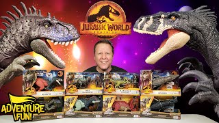 Jurassic World Dominion Dinosaur Toy Action Figures MegaRaptor Dino Toy Review AdventureFun [upl. by Stoat]