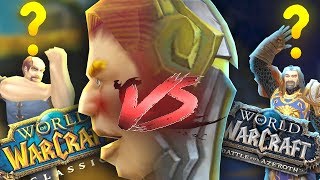 Quest Rewards Classic VS Retail  WoW Machinima [upl. by Maddeu186]