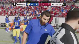 Rams vs Buccaneers Madden 23 Gameplay [upl. by Cresa]