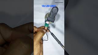 How to make 12 volt colour LED 12 volt power supply connectionHabibul experiment dc12v shorts [upl. by Monie]