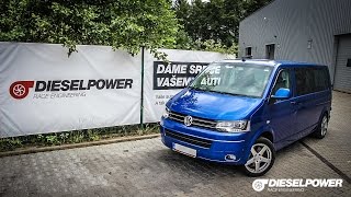 VW T5 Caravelle 25TDI 4Motion 174PS to 267PS by DIESELPOWER wwwdpracecom [upl. by Lilian]