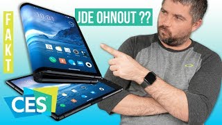 OHEBNÝ MOBIL Vyzkoušeli jsme na CESu  Royole Flexpai  CES 2019 [upl. by Eetnwahs227]