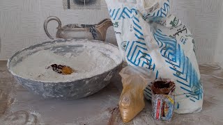 DIY How To Make Marble Filling For Taveera Botticino amp China VeronaParlino Marble Floor [upl. by Kahaleel110]