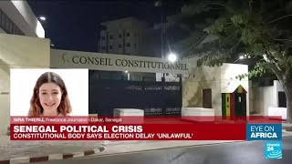 Senegal’s Constitutional Council overturns delay of Feb 25 presidential poll • FRANCE 24 [upl. by Kristoforo]