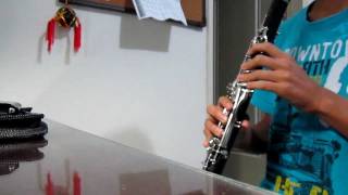 Clarinet Concert A Flat Major Scale  Two Octaves [upl. by Gaye]