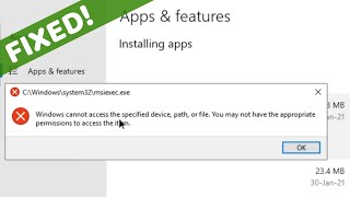 Remove stuck Software from Apps amp features uninstaller  Windows 10 [upl. by Sumahs]