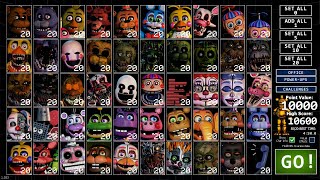 FNAF UCN 5020 MODE COMPLETED [upl. by Ahsain]