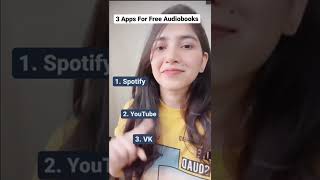 3 Apps for free Audiobooks  Monika Dewangan [upl. by Agnimod]