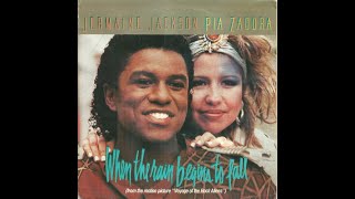 Jermaine Jackson And Pia Zadora – When The Rain Begins To Fall 1984 [upl. by Graehme251]