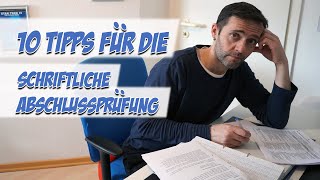 10 Tipps für die schriftliche Abschlussprüfung  Pflege Vlog  Pflege Kanal [upl. by Cybil471]