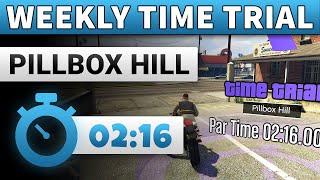 GTA 5 Time Trial This Week Pillbox Hill  GTA ONLINE WEEKLY TIME TRIAL PILLBOX HILL 0216 [upl. by Nessah]