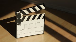 DIY clapper board How to Make one [upl. by Idnim]