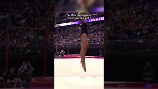 In this competition 10 wasnt the limit😅 gymnastics exhibition simonebiles [upl. by Connell]