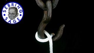 Knot Tying The Blackwall Hitch [upl. by Ueih]