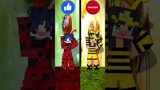 LADYBUG🐞 VS QUEEN BEE🐝  BEST FOR APHMAU  FUNNY ANIMATION aphmaucosplay animation minecraft [upl. by Maurine994]