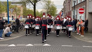 Kamper Trompetterkorps  Straatparade Koningsdag Kampen 2024 [upl. by Leahkim]