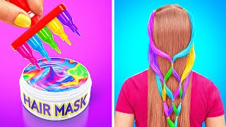 COOL HAIR BEAUTY TRENDS  Cool And Easy Hair Tricks For Girls by 123 GO SERIES [upl. by Konstantin]