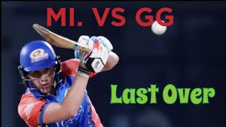 MI vs GG  Last Over  Amazing Shots By Captain Harmanpreet Kaur  ££mi gg wpl cricket [upl. by Drofwarc159]