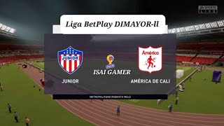 Junior de Barranquilla vs América de cali Liga BetPlay Dimayor [upl. by Aihtebat]