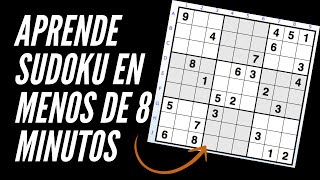 Cómo resolver un SUDOKU en menos de 8 minutos 😱 NIVEL FÁCIL  TUTORIAL  ¡LA POSICIÓN ÚNICA  1 [upl. by Benton112]