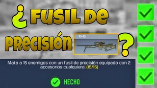 ¿QUÉ ES FUSIL DE PRECISION COD Mobile [upl. by Annaoy]