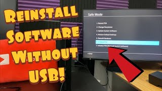 How to Reinstall PS4 System Software Without USB Easy  PS4 Update 800 Error Fix [upl. by Marigold]