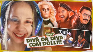 JENNY PRIOLI REAGINDO A ENTREVISTA DA DOLL RODRIGO APRESENTADOR NO DIVÃ DA DIVA  Chiiiique [upl. by Irina]