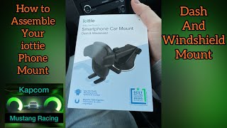 A quotHow To Assemblequot your iottie easy one touch 5 smartphone car Mount dash mount [upl. by Eerbua]