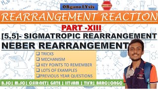 NEBER REARRANGEMENT 55SIGMATROPIC REARRANGEMENT TRICKS  PREVIOUS YEAR QUESTIONS EXAMPLES⚡ [upl. by Anelav]