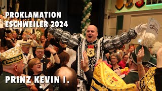 Prinzenproklamation Eschweiler 2024 [upl. by Kartis]