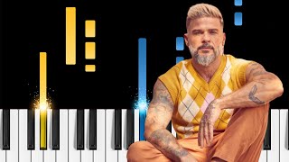 Calma Remix  Pedro Capo ft Farruko  Easy Piano Tutorial [upl. by Ozkum]