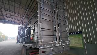 Full trailer small trailersemi bottom dump trailer for salenew semi trailersemi grain trailer [upl. by Gotthelf]