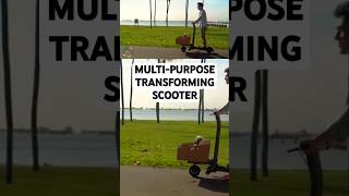 MultiPurpose Electric Scooter Transforms into Trolly [upl. by Atihcnoc861]